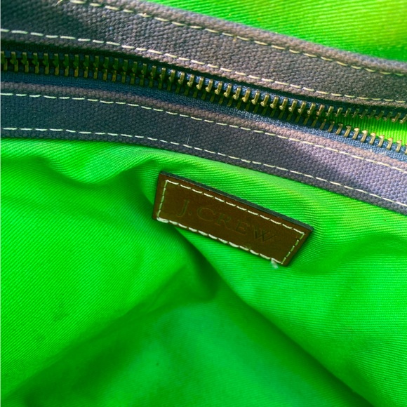 Vintage J. Crew Canvas Seaside Print Bag - Picture 5 of 8